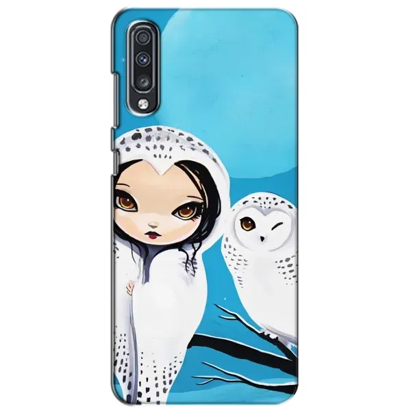 Чехол с рисунком «Девочка Сова» для Samsung Galaxy A70 2019 (A705F) Чехол с рисунком «Девочка Сова» для Samsung Galaxy A70 2019 (A705F)