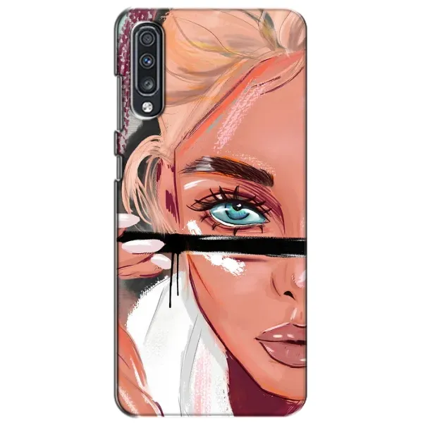 Чехол с рисунком «Девушка и ресницы» для Samsung Galaxy A70 2019 (A705F) Чехол с рисунком «Девушка и ресницы» для Samsung Galaxy A70 2019 (A705F)