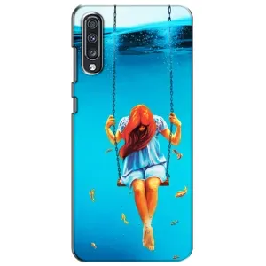 Чохол Стильні дівчата на Samsung Galaxy A70 2019 (A705F) (Дівчина на гойдалці)