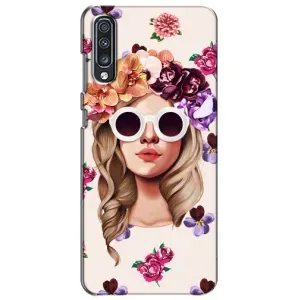 Чохол з картинкою Модні Дівчата Samsung Galaxy A70 2019 (A705F) (Дівчина в окулярах)