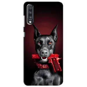 Чохол ДОБЕРМАН  для Samsung Galaxy A70 2019 (A705F) (Доберман злий)