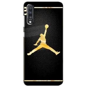 Силиконовый Чехол Nike Air Jordan на Самсунг А70 (2019) (Джордан 23)