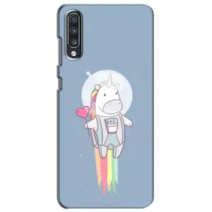 Чехол Unicorn на Samsung Galaxy A70 2019 (A705F) (Единорог космонавт)
