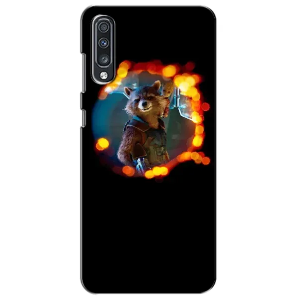 Чехол с рисунком «Енот Ракета» для Samsung Galaxy A70 2019 (A705F)