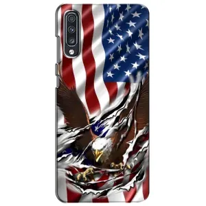 Чехол Флаг USA для Samsung Galaxy A70 2019 (A705F) (Флаг USA)