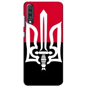 Чехлы УПА (Красно-Чёрный) на Samsung Galaxy A70 2019 (A705F) (Герб Украины)