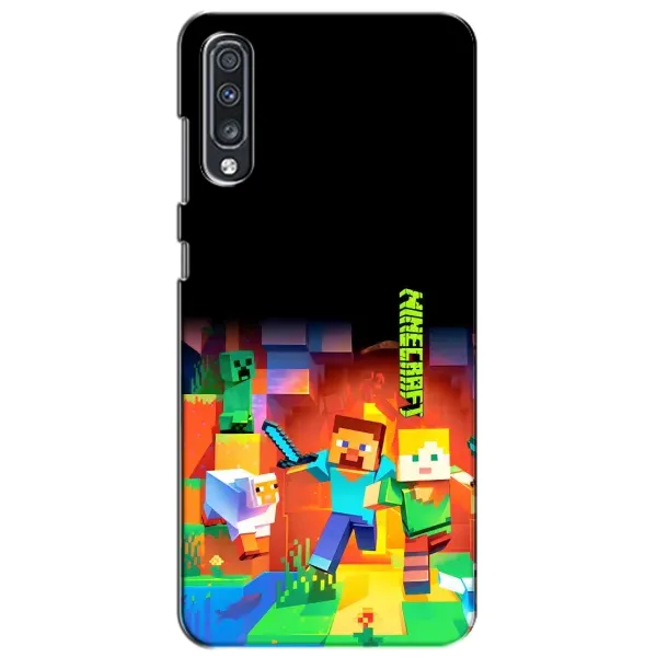 Чехол с рисунком «Герой Майнкрафт» для Samsung Galaxy A70 2019 (A705F) Чехол с рисунком «Герой Майнкрафт» для Samsung Galaxy A70 2019 (A705F)