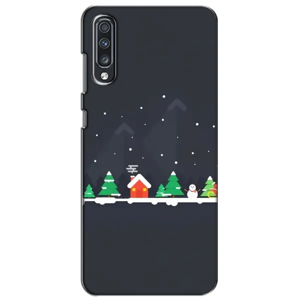 Чехол с рисунком «Город зимний» для Samsung Galaxy A70 2019 (A705F) Чехол с рисунком «Город зимний» для Samsung Galaxy A70 2019 (A705F)