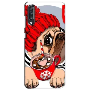 Бампер для Samsung Galaxy A70 2019 (A705F) з картинкою "Песики" (Сумний собака)
