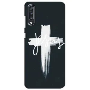 Чехлы для Самсунг А70 (2019) (Крест Иисуса) (Jesus)
