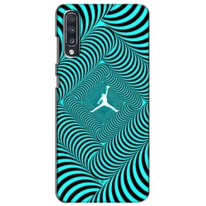 Силиконовый Чехол Nike Air Jordan на Самсунг А70 (2019) (Jordan)