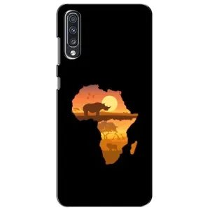 Летний Чехол на Samsung Galaxy A70 2019 (A705F) (Карта)