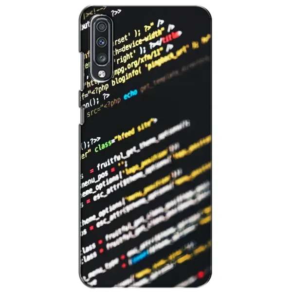 Чехол с рисунком «Код» для Samsung Galaxy A70 2019 (A705F) Чехол с рисунком «Код» для Samsung Galaxy A70 2019 (A705F)