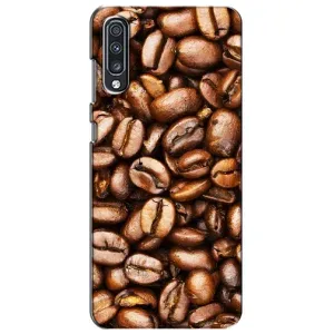 Чехол с изображением вкусной еды для Samsung Galaxy A70 2019 (A705F) (Кофе)