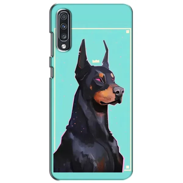 Чехол с рисунком «Король доберман» для Samsung Galaxy A70 2019 (A705F) Чехол с рисунком «Король доберман» для Samsung Galaxy A70 2019 (A705F)