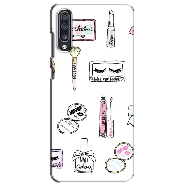 Чехол с рисунком «Косметика» для Samsung Galaxy A70 2019 (A705F)