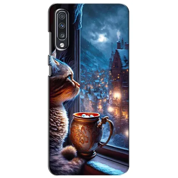 Чехол с рисунком «Кот новогодний» для Samsung Galaxy A70 2019 (A705F) Чехол с рисунком «Кот новогодний» для Samsung Galaxy A70 2019 (A705F)