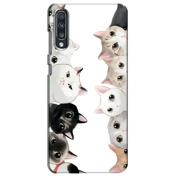 Чехол с рисунком «Коты» для Samsung Galaxy A70 2019 (A705F)