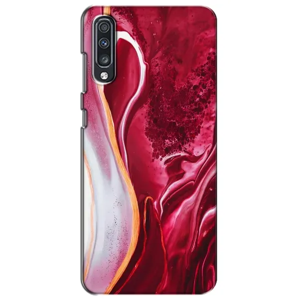 Чехол с рисунком «Красный мрамор» для Samsung Galaxy A70 2019 (A705F) Чехол с рисунком «Красный мрамор» для Samsung Galaxy A70 2019 (A705F)