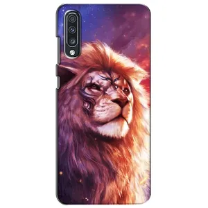 Чехол с картинкой на Samsung Galaxy A70 2019 (A705F) (Красочный ЛЕВ)
