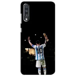 Чехлы Лео Месси Аргентина для Samsung Galaxy A70 2019 (A705F) (Лео Чемпион)