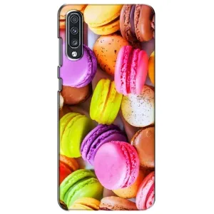Чехол с изображением вкусной еды для Samsung Galaxy A70 2019 (A705F) (Макаруны)