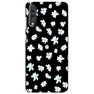 Чехол с ромашками на Samsung Galaxy A70 2019 (A705F) (Маленькие ромашки)