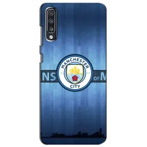 Силиконовые Чехлы принт Футбол на Samsung Galaxy A70 2019 (A705F) (ManCity)