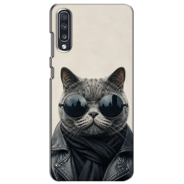 Чехол с рисунком «Модный кот» для Samsung Galaxy A70 2019 (A705F) Чехол с рисунком «Модный кот» для Samsung Galaxy A70 2019 (A705F)
