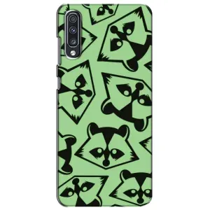 Силіконовий Чохол з Энотами на Samsung Galaxy A70 2019 (A705F) (Мордочки Єнота)
