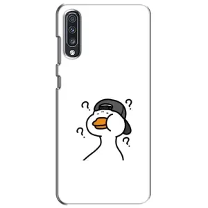 Бампер с принтом Мемы для Samsung Galaxy A70 2019 (A705F) (Непонимание)
