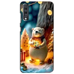 Чехлы на Новый Год Samsung Galaxy A70 2019 (A705F) (Новогодний ведмеженок)