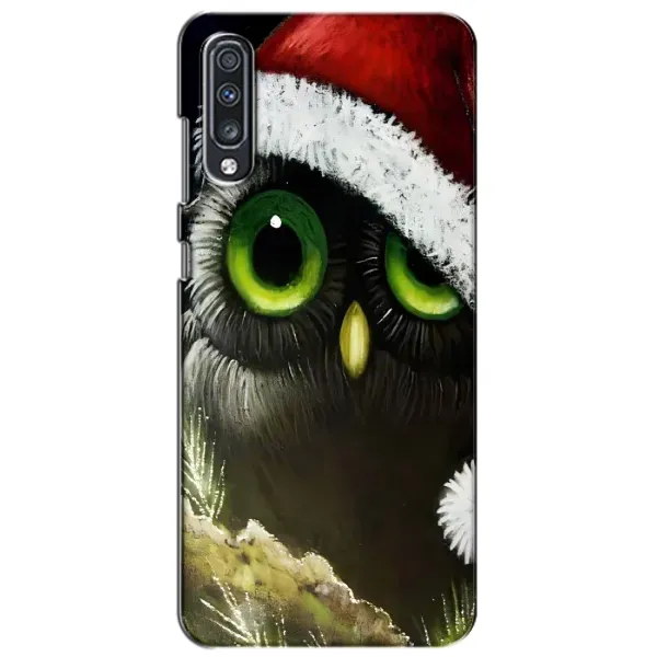 Чехол с рисунком «Новогодняя Сова» для Samsung Galaxy A70 2019 (A705F) Чехол с рисунком «Новогодняя Сова» для Samsung Galaxy A70 2019 (A705F)