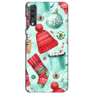 Чехол Санта Клаус для Samsung Galaxy A70 2019 (A705F) (Одежда)