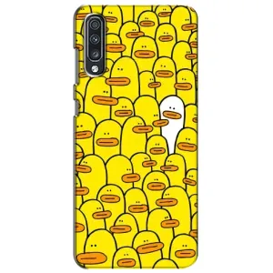 Силиконовый бампер с картинкой животных для Samsung Galaxy A70 2019 (A705F)