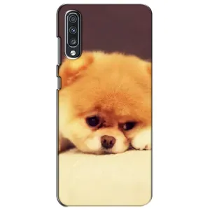 Чехол (ТПУ) Милые собачки для Samsung Galaxy A70 2019 (A705F) (Померанский шпиц)