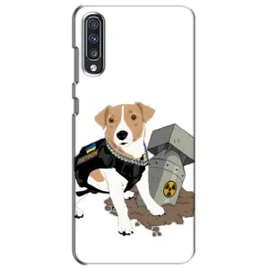 Чехол с принтом Собаки Патрон для Samsung Galaxy A70 2019 (A705F) (Пёс Патрон с ракетой)