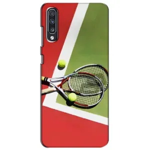 Чехлы с принтом Спортивная тематика для Samsung Galaxy A70 2019 (A705F) (Ракетки теннис)