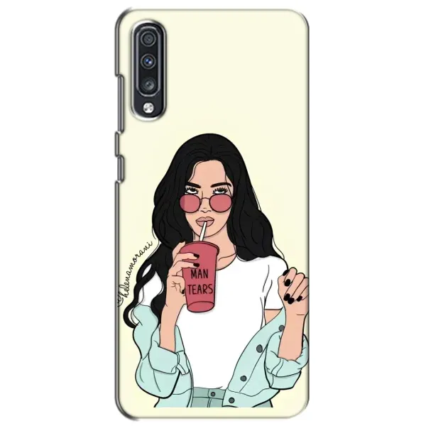Чехол с рисунком «С напитком» для Samsung Galaxy A70 2019 (A705F) Чехол с рисунком «С напитком» для Samsung Galaxy A70 2019 (A705F)