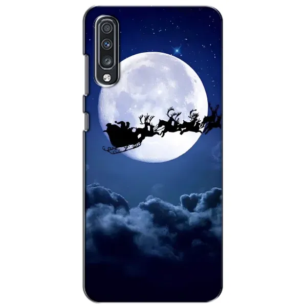 Чехол с рисунком «Санта - луна» для Samsung Galaxy A70 2019 (A705F) Чехол с рисунком «Санта - луна» для Samsung Galaxy A70 2019 (A705F)