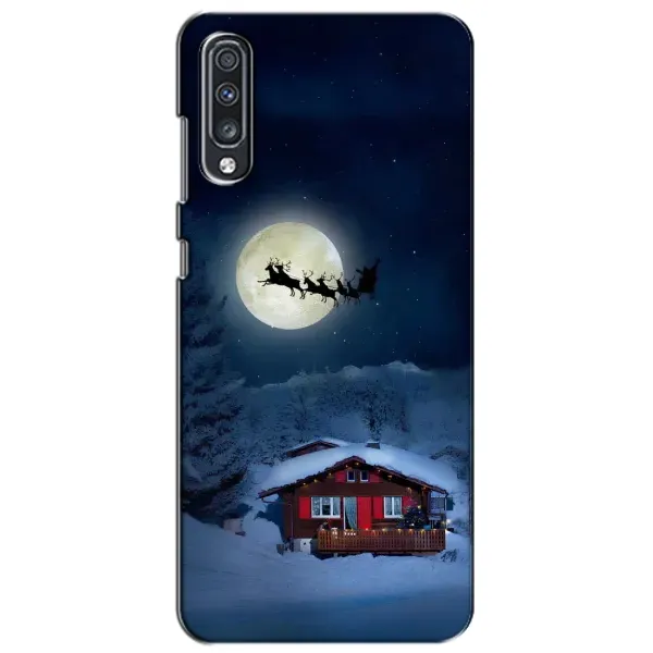 Чехол с рисунком «Санта» для Samsung Galaxy A70 2019 (A705F) Чехол с рисунком «Санта» для Samsung Galaxy A70 2019 (A705F)