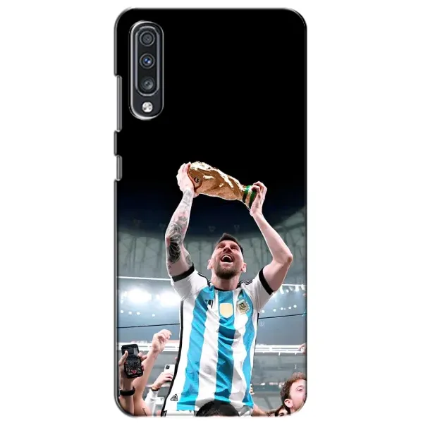 Чехол с рисунком «Счастливый Месси» для Samsung Galaxy A70 2019 (A705F) Чехол с рисунком «Счастливый Месси» для Samsung Galaxy A70 2019 (A705F)