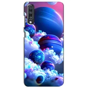 Чохли КОСМОС на Samsung Galaxy A70 2019 (A705F) (Сині планети)
