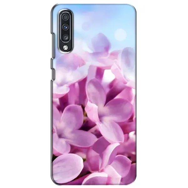 Чехол с рисунком «Сиреневые цветы» для Samsung Galaxy A70 2019 (A705F)