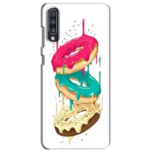 Чехол с изображением вкусной еды для Samsung Galaxy A70 2019 (A705F) (Сочные пончики)