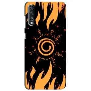 Купить Чехлы на телефон с принтом Anime для Samsung Galaxy A70 2019 (A705F) (Солнце Наруто)