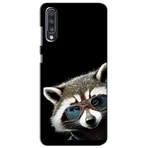 Силіконовий Чохол з Энотами на Samsung Galaxy A70 2019 (A705F) (Стильний Єнот)