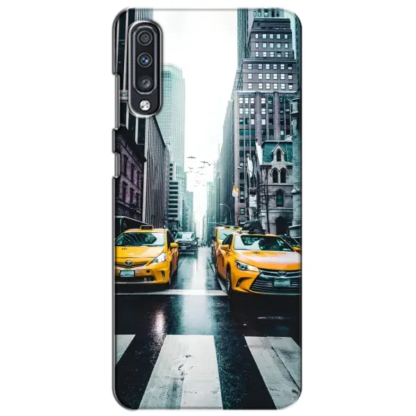 Чехол с рисунком «Такси» для Samsung Galaxy A70 2019 (A705F) Чехол с рисунком «Такси» для Samsung Galaxy A70 2019 (A705F)