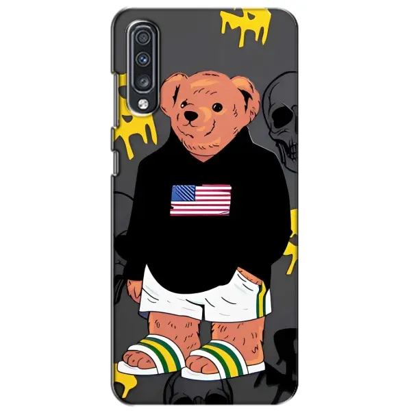 Чехол с рисунком «Teddy USA» для Samsung Galaxy A70 2019 (A705F) Чехол с рисунком «Teddy USA» для Samsung Galaxy A70 2019 (A705F)
