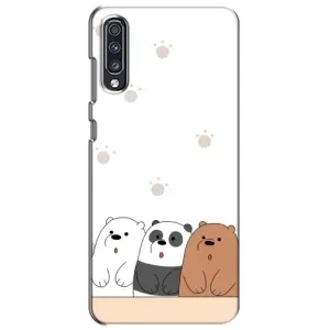 Чехлы с изображением разных животных для Samsung Galaxy A70 2019 (A705F) (Удивленные медвеженки)